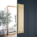 Spira Brass - Georgian Finger Plate 285mm  - Polished Brass - SB2213PB - Choice Handles