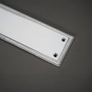 Spira Brass - Georgian Finger Plate 285mm  - Polished Chrome - SB2213PC - Choice Handles