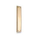 Spira Brass - Georgian Finger Plate 285mm  - Satin Brass - SB2213SB - Choice Handles