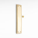 Spira Brass - Georgian Finger Plate 285mm  - Satin Brass - SB2213SB - Choice Handles