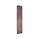 Spira Brass - Victorian Finger Plate 275mm  - Aged Bronze - SB2214ABZ - Choice Handles