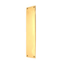Spira Brass - Victorian Finger Plate 275mm  - Polished Brass - SB2214PB - Choice Handles