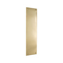 Spira Brass - Victorian Finger Plate 275mm  - Polished Brass - SB2214PB - Choice Handles