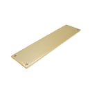 Spira Brass - Victorian Finger Plate 275mm  - Polished Brass - SB2214PB - Choice Handles