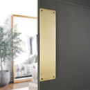 Spira Brass - Victorian Finger Plate 275mm  - Polished Brass - SB2214PB - Choice Handles