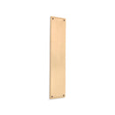 Spira Brass - Victorian Finger Plate 275mm - Satin Brass - SB2214SB - Choice Handles