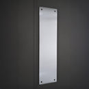 Spira Brass - Victorian Finger Plate 275mm  - Satin Chrome - SB2214SC - Choice Handles