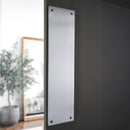 Spira Brass - Victorian Finger Plate 275mm  - Satin Chrome - SB2214SC - Choice Handles