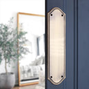 Spira Brass - Georgian Half Round  Finger Plate 295mm - Antique Brass - SB2215ANT - Choice Handles