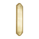 Spira Brass - Georgian Half Round  Finger Plate 295mm - Polished Brass - SB2215PB - Choice Handles