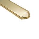 Spira Brass - Georgian Half Round  Finger Plate 295mm - Polished Brass - SB2215PB - Choice Handles