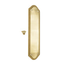 Spira Brass - Georgian Half Round  Finger Plate 295mm - Polished Brass - SB2215PB - Choice Handles