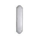 Spira Brass - Georgian Half Round  Finger Plate 295mm - Polished Chrome - SB2215PC - Choice Handles