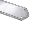 Spira Brass - Georgian Half Round  Finger Plate 295mm - Polished Chrome - SB2215PC - Choice Handles