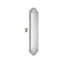 Spira Brass - Georgian Half Round  Finger Plate 295mm - Polished Chrome - SB2215PC - Choice Handles