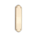 Spira Brass - Georgian Half Round  Finger Plate 295mm - Satin Brass - SB2215SB - Choice Handles