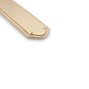 Spira Brass - Georgian Half Round  Finger Plate 295mm - Satin Brass - SB2215SB - Choice Handles