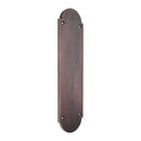 Spira Brass - Victorian Half Round Finger Plate 300mm  - Aged Bronze - SB2216ABZ - Choice Handles