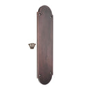 Spira Brass - Victorian Half Round Finger Plate 300mm  - Aged Bronze - SB2216ABZ - Choice Handles