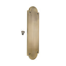 Spira Brass - Victorian Half Round Finger Plate 300mm  - Antique Brass - SB2216ANT - Choice Handles