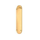 Spira Brass - Victorian Half Round Finger Plate 300mm  - Polished Brass - SB2216PB - Choice Handles