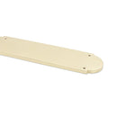 Spira Brass - Victorian Half Round Finger Plate 300mm  - Polished Brass - SB2216PB - Choice Handles
