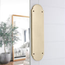Spira Brass - Victorian Half Round Finger Plate 300mm  - Polished Brass - SB2216PB - Choice Handles
