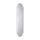 Spira Brass - Victorian Half Round Finger Plate 300mm  - Polished Chrome - SB2216PC - Choice Handles