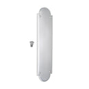 Spira Brass - Victorian Half Round Finger Plate 300mm  - Polished Chrome - SB2216PC - Choice Handles