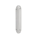 Spira Brass - Victorian Half Round Finger Plate 300mm  - Satin Chrome - SB2216SC - Choice Handles