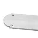 Spira Brass - Victorian Half Round Finger Plate 300mm  - Satin Chrome - SB2216SC - Choice Handles