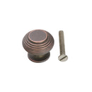 Spira Brass - Beehive Large 40mm Cupboard Knob  - Aged Bronze - SB2301ABZ - Choice Handles