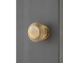 Spira Brass - Beehive Large 40mm Cupboard Knob  - Aged Brass - SB2301AB - Choice Handles