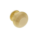 Spira Brass - Beehive Large 40mm Cupboard Satin Brass - SB2301SB - Choice Handles