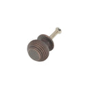 Spira Brass - Beehive Small 30mm Cupboard Knob  - Aged Bronze - SB2302ABZ - Choice Handles