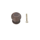 Spira Brass - Beehive Small 30mm Cupboard Knob  - Aged Bronze - SB2302ABZ - Choice Handles