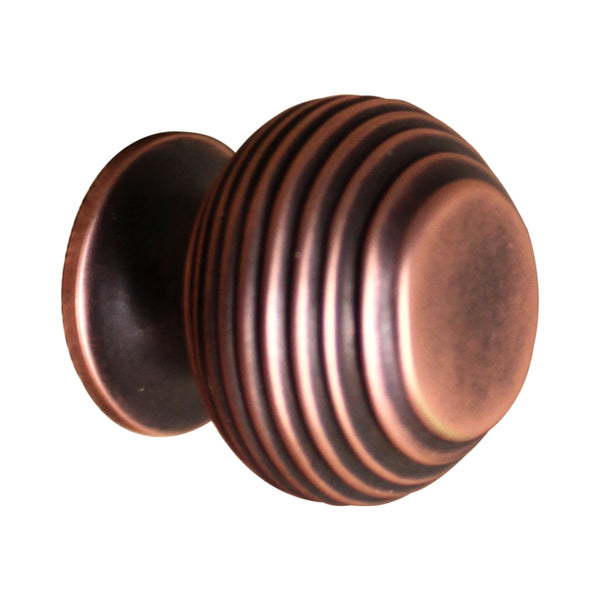 Spira Brass - Beehive Small 30mm Cupboard Knob  - Aged Bronze - SB2302ABZ - Choice Handles