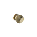 Spira Brass - Beehive Small 30mm Cupboard Knob  - Aged Brass - SB2302AB - Choice Handles