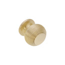 Spira Brass - Beehive Small 30mm Cupboard Satin Brass - SB2302SB - Choice Handles