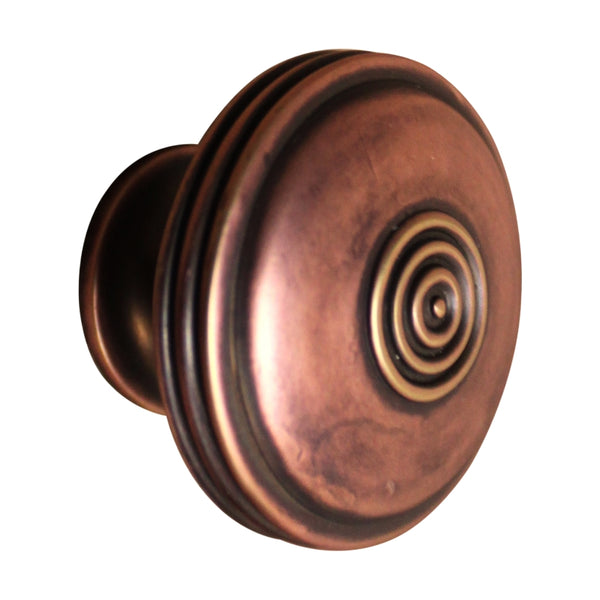Spira Brass - Bloxwich Large 40mm Cupboard Knob  - Aged Bronze - SB2303ABZ - Choice Handles