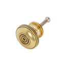 Spira Brass - Bloxwich Large 40mm Cupboard Knob  - Aged Brass - SB2303AB - Choice Handles