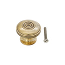Spira Brass - Bloxwich Large 40mm Cupboard Knob  - Aged Brass - SB2303AB - Choice Handles