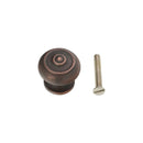 Spira Brass - Bloxwich Small 30mm Cupboard Knob  - Aged Bronze - SB2304ABZ - Choice Handles