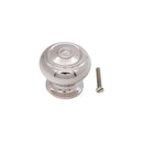 Spira Brass - Bloxwich Small 30mm Cupboard Knob  - Polished Nickel - SB2304PN - Choice Handles