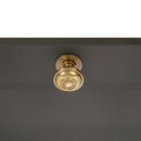 Spira Brass - Preston Large 38mm Cupboard Knob  - Aged Brass - SB2305AB - Choice Handles