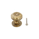 Spira Brass - Preston Large 38mm Cupboard Knob  - Aged Brass - SB2305AB - Choice Handles