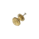 Spira Brass - Preston Small 32mm Cupboard Knob  - Aged Brass - SB2306AB - Choice Handles