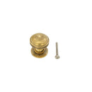 Spira Brass - Preston Small 32mm Cupboard Knob  - Aged Brass - SB2306AB - Choice Handles
