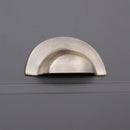 Spira Brass - Slim Cup Handle Large  - Antique Brass - SB2307ANT - Choice Handles