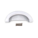 Spira Brass - Slim Cup Handle Large  - Satin Chrome - SB2307SC - Choice Handles